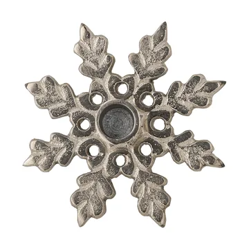 Kashi bougeoir - Argent, Ø13,5 cm - Bloomingville