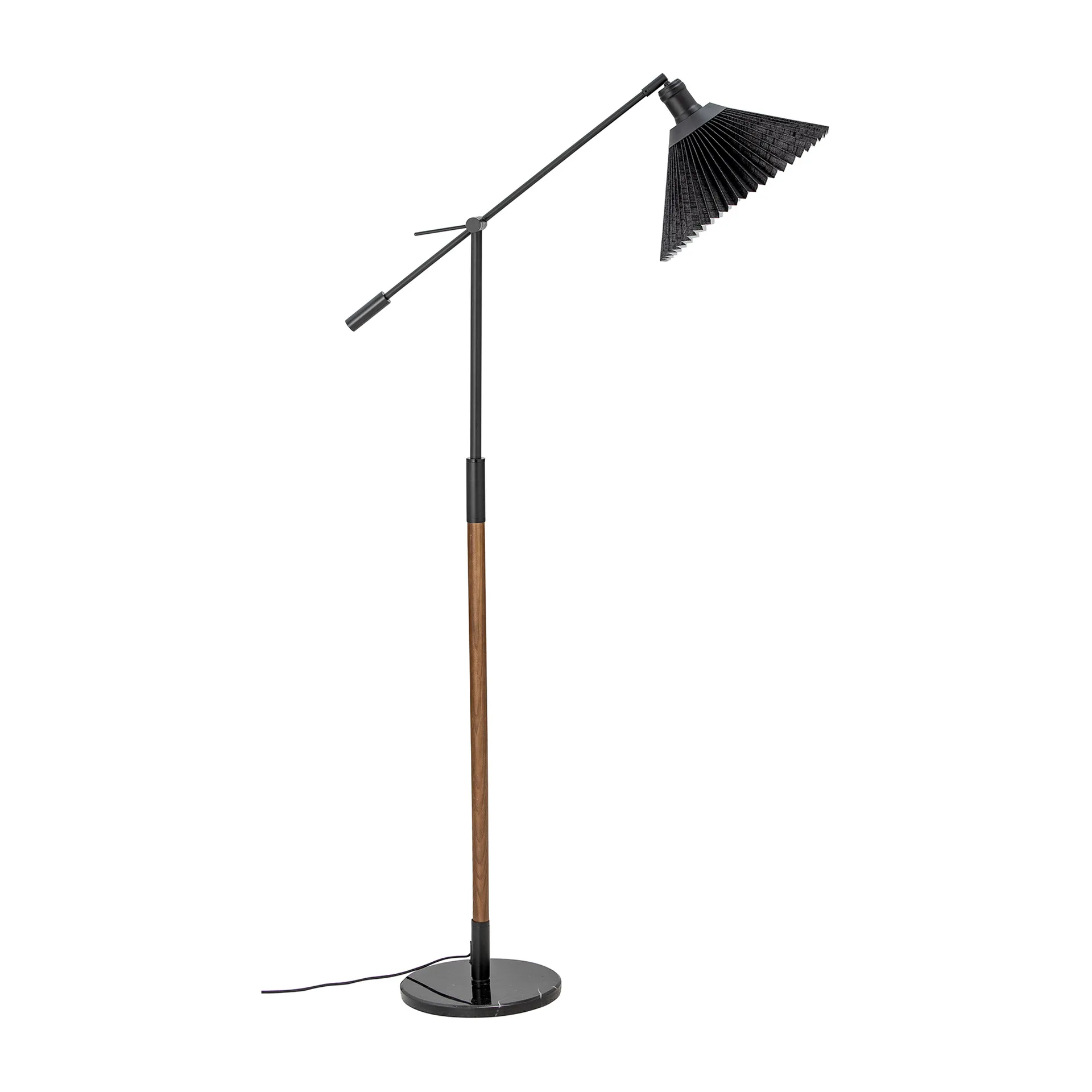 Lampadaire Polus 145 cm, Noir Bloomingville
