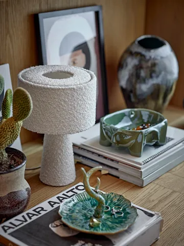 Lampe de table Emmie Ø20 cm - Blanc - Bloomingville