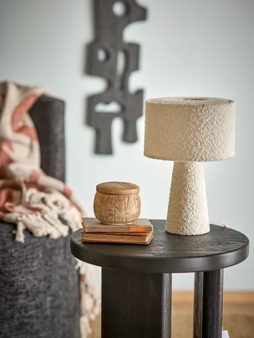 Lampe de table Emmie Ø20 cm - Blanc - Bloomingville