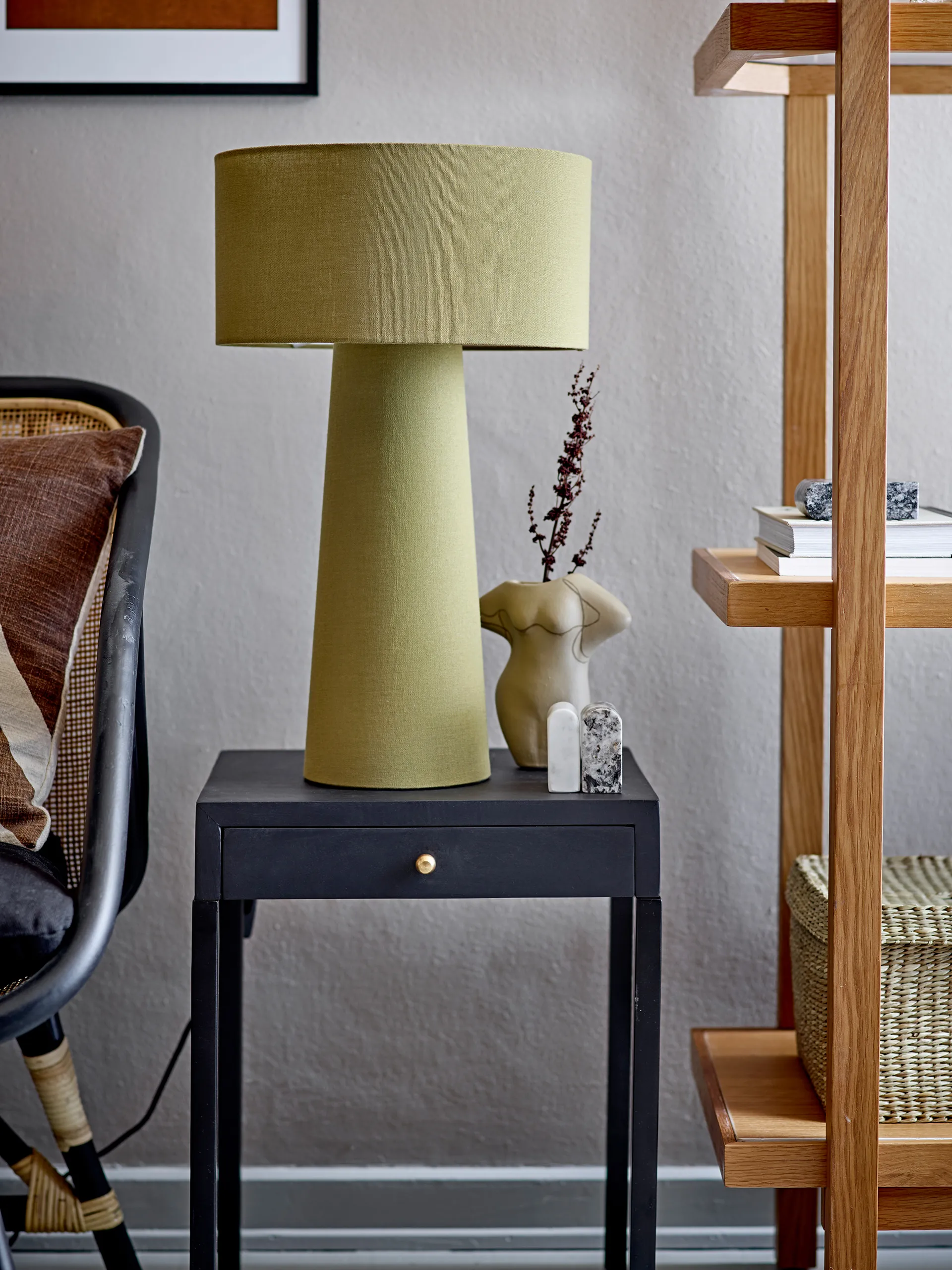 Lampe de table Karl 50 cm, Vert Bloomingville
