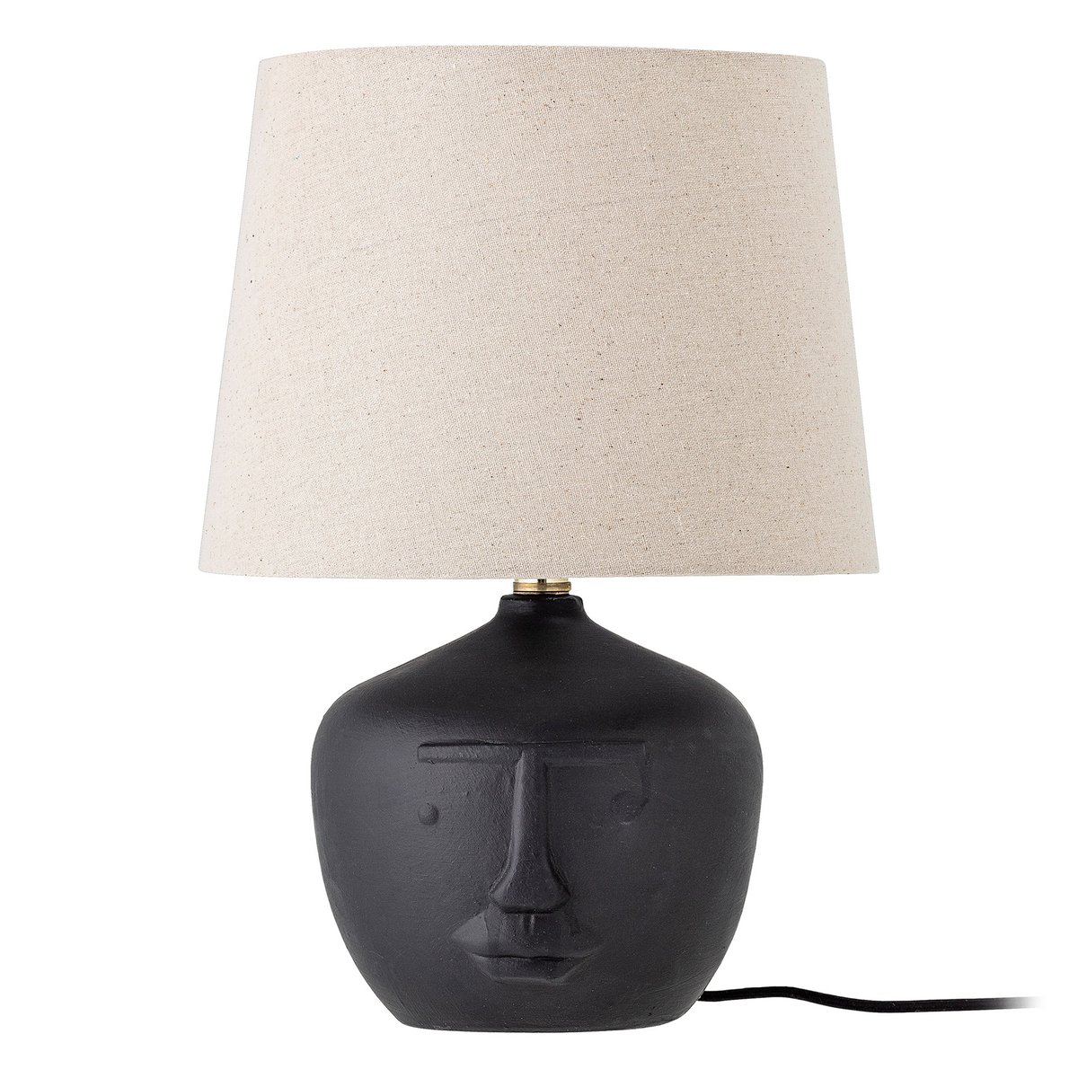Bloomingville Lampe de table Matheo 43 cm Noir