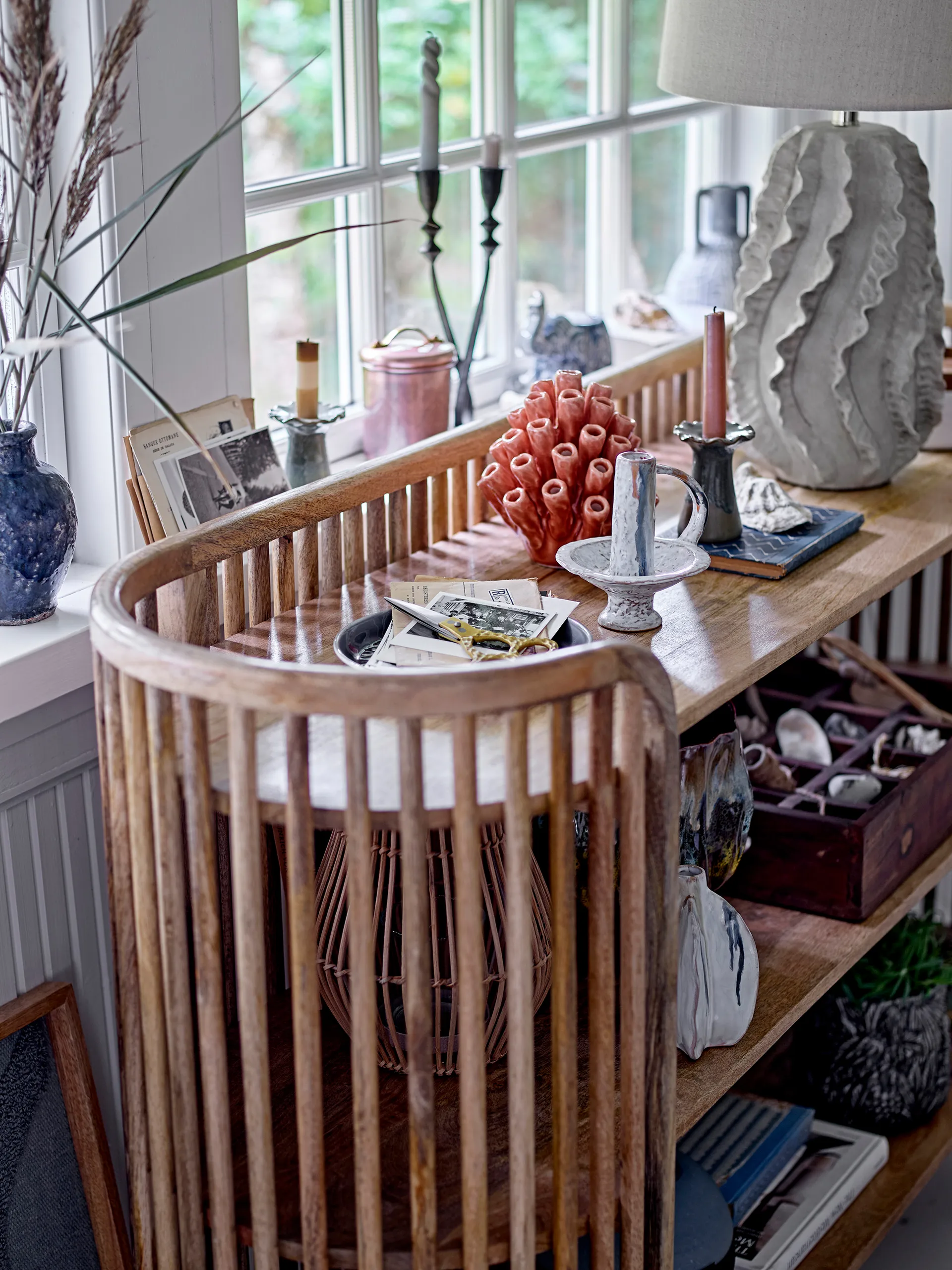 Lampe de table Natika Ø38x64 cm, Nature Bloomingville