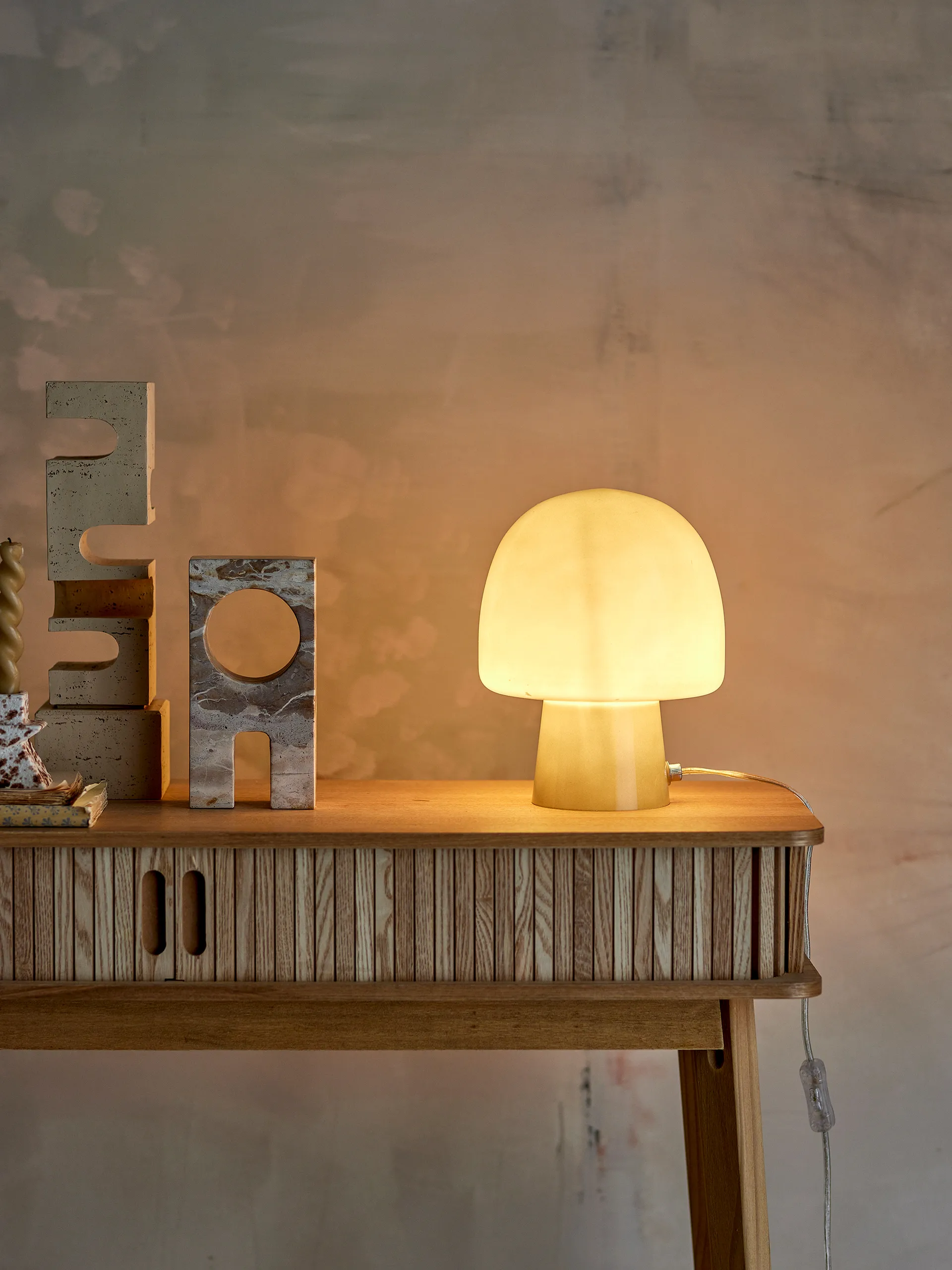 Lampe de table Paddy Ø20x26,5 cm, Vert Bloomingville