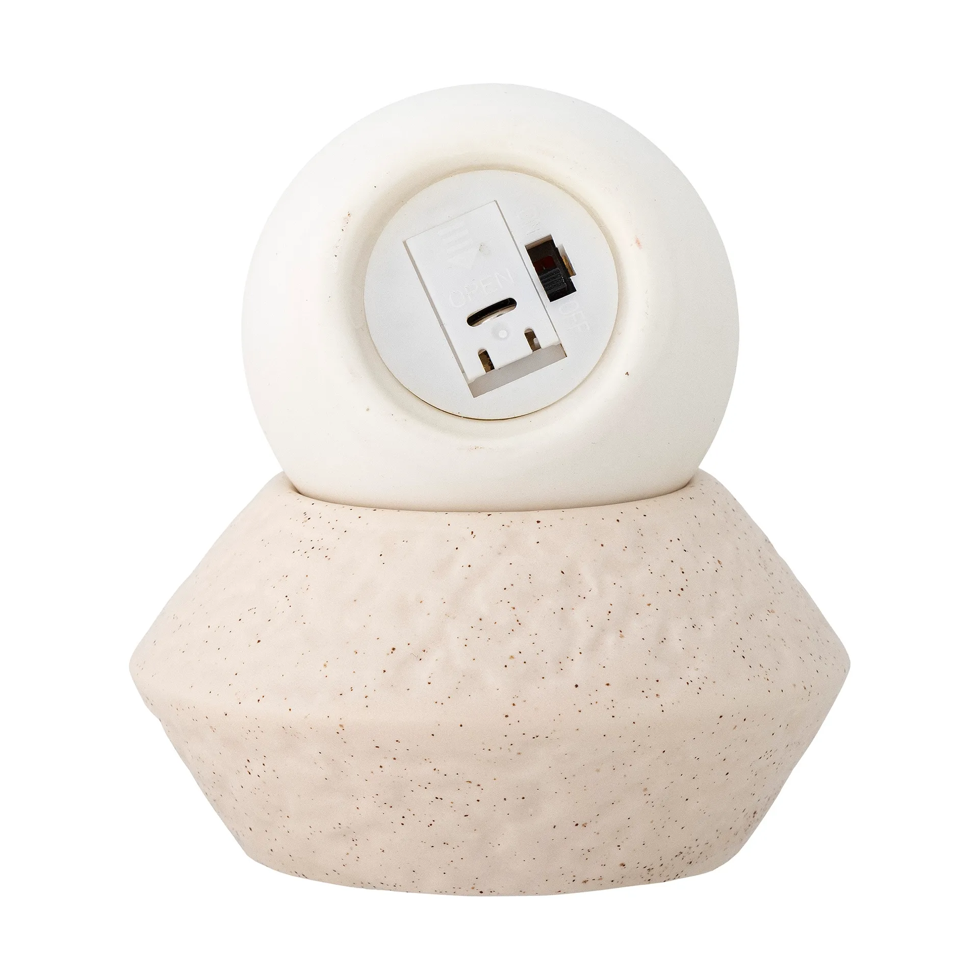 Lampe de table portable Capella Ø10x11 cm, White single Bloomingville