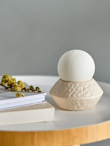 Lampe de table portable Capella Ø10x11 cm - White single - Bloomingville