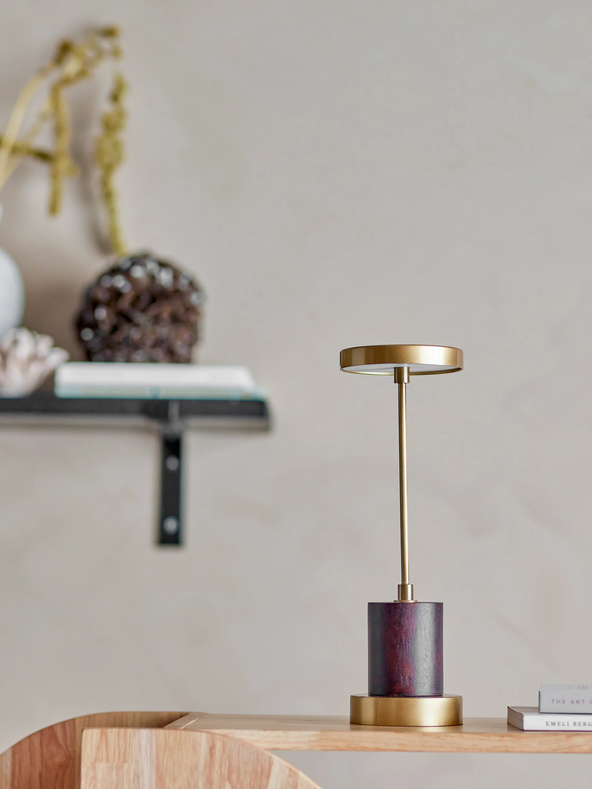 Lampe de table portable Chico Ø10x30 cm, Brass Bloomingville