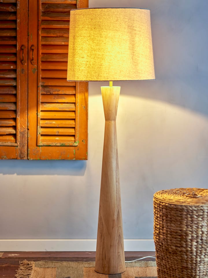 Lampe sur pied Leonor Ø45x130 cm - Rubberwood - Bloomingville