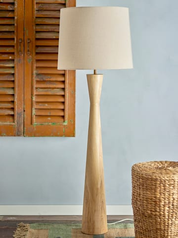 Lampe sur pied Leonor Ø45x130 cm - Rubberwood - Bloomingville
