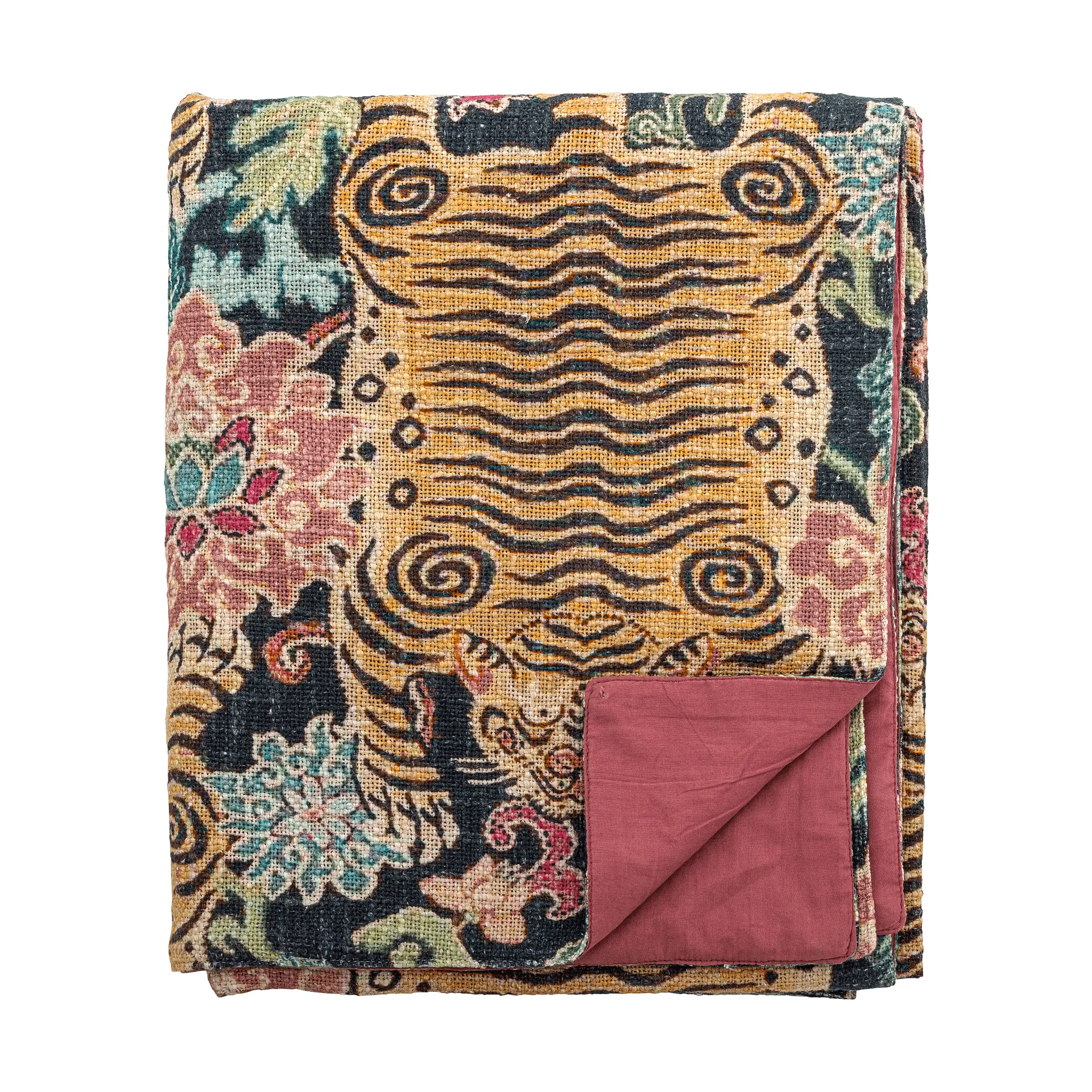 Lester plaid, Multicolore, 152x127 cm Bloomingville