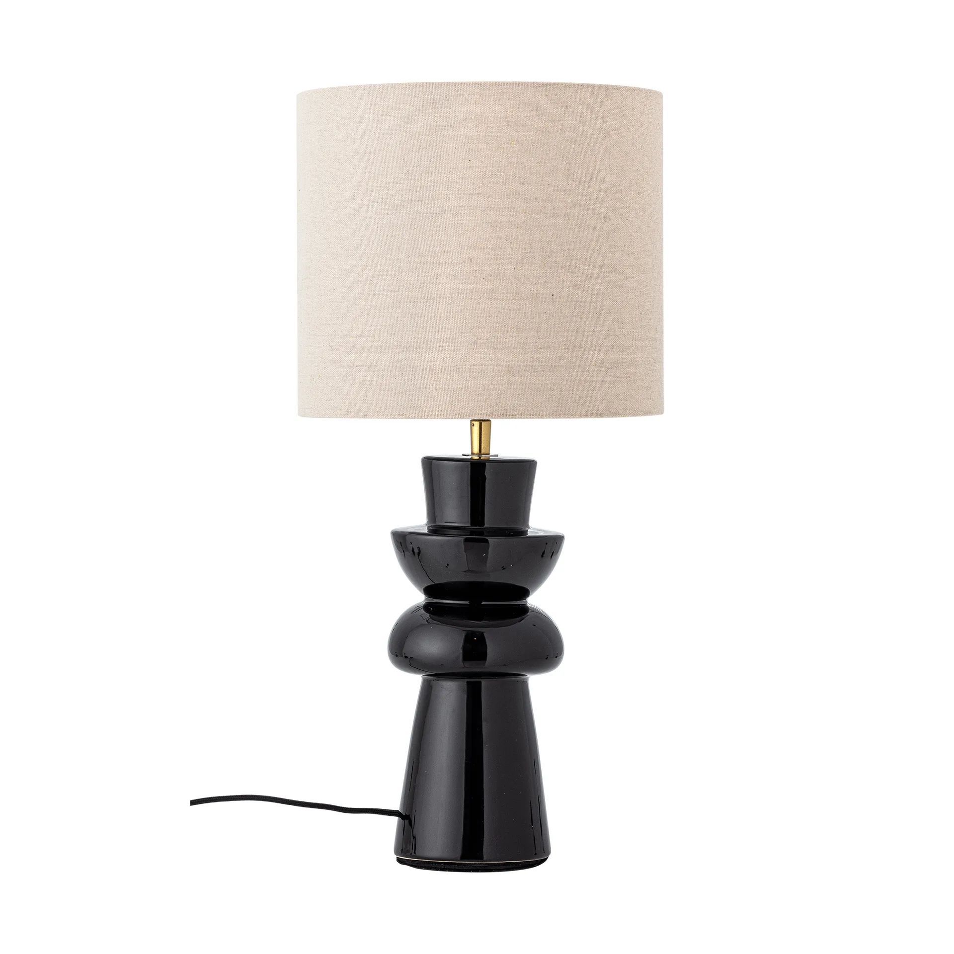 Lio lampe de table, Noir, Ø25 cm Bloomingville