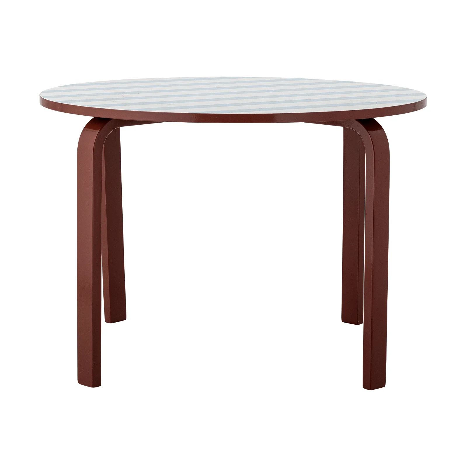 Liova table, Bleu-blanc, Ø65 cm Bloomingville