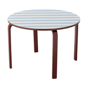 Liova table - Bleu-blanc, Ø65 cm - Bloomingville