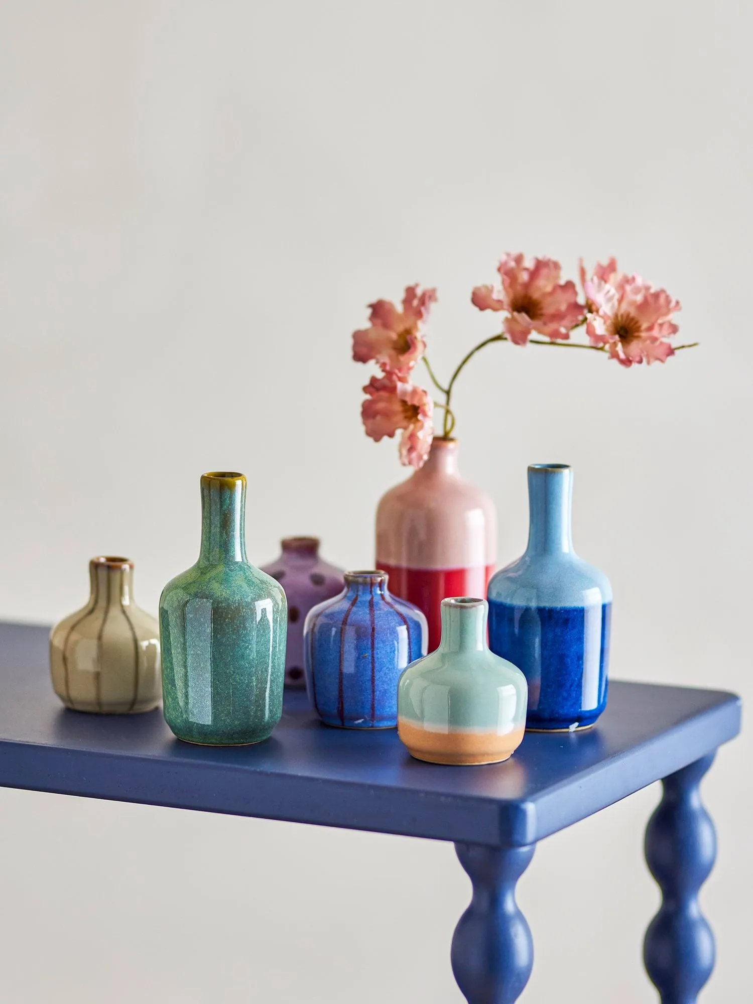 Maien vase, Multicolore en grès, 7 pièces Bloomingville