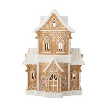 Maison décorative avec lumière - Brun, 37 cm - Bloomingville