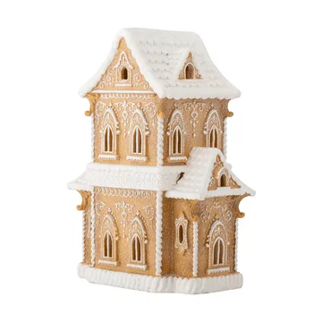 Maison décorative avec lumière - Brun, 37 cm - Bloomingville