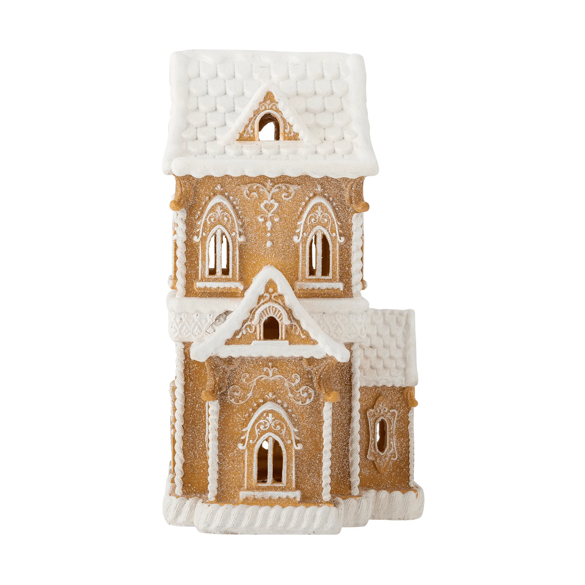 Maison décorative avec lumière, Brun, 37 cm Bloomingville