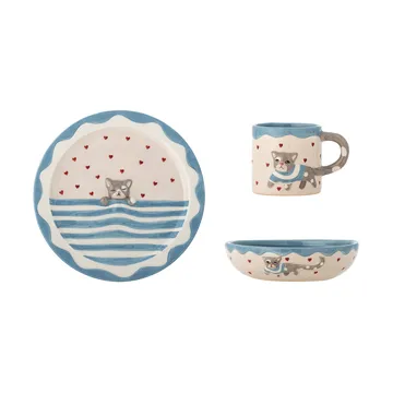 Mille service de table - Chats, lot de 3 - Bloomingville