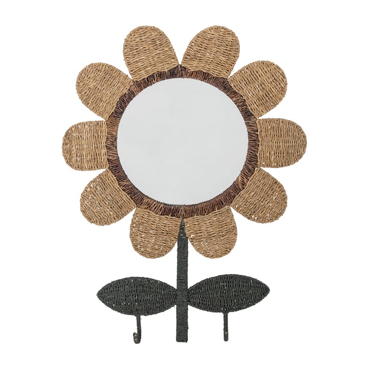 Miroir avec crochets Nabiya 56x74 cm, Nature Bloomingville