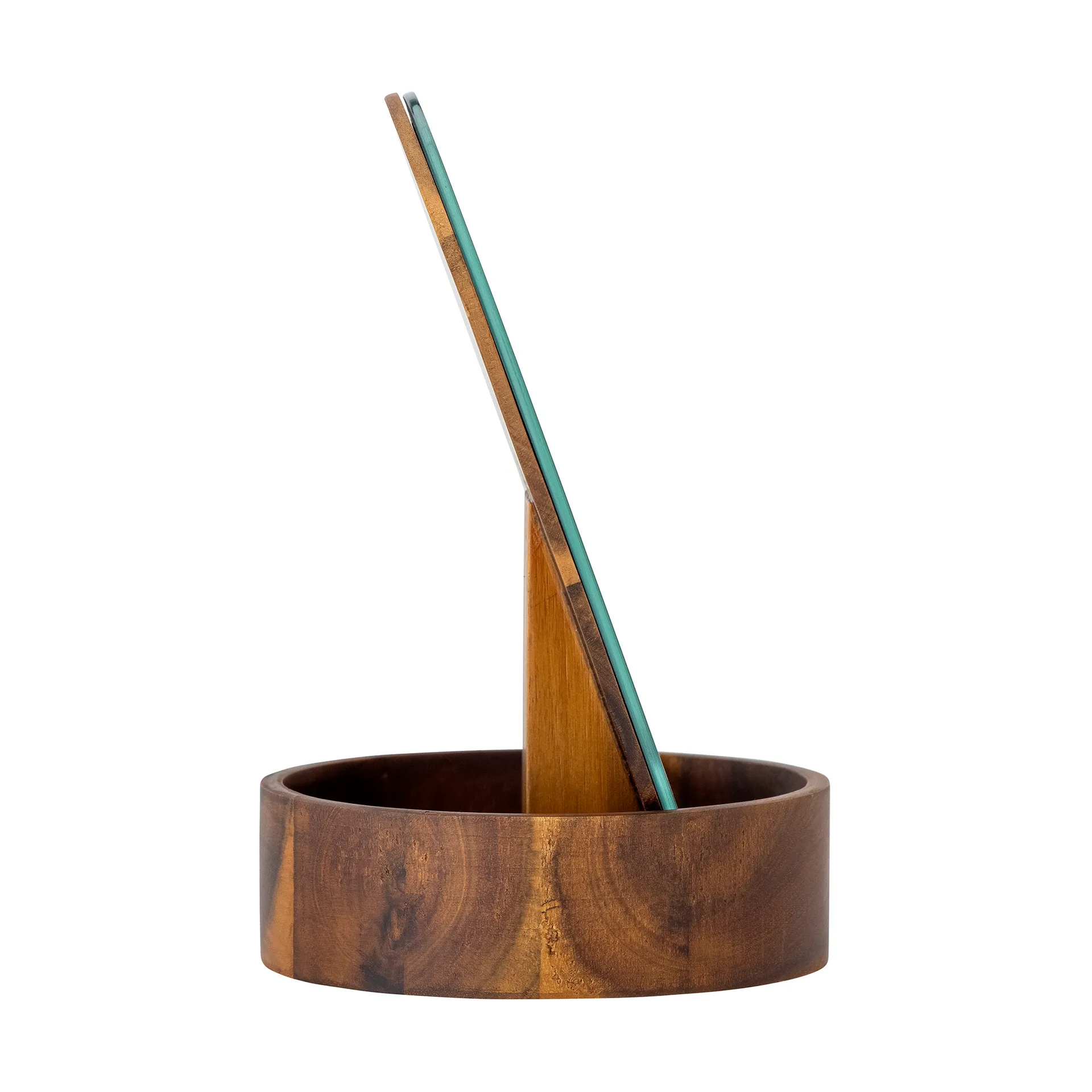 Miroir de table Rita Ø 18 cm, Acacia Bloomingville