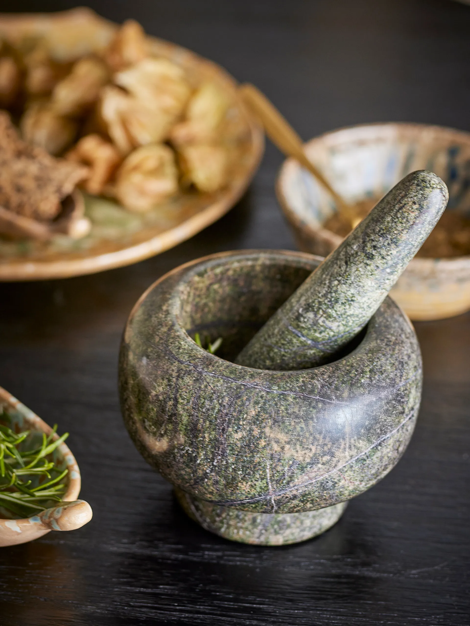 Mortier avec pilon Arazo Ø12,5 cm, Vert Bloomingville