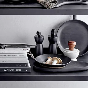 Mortier avec pilon Bloomingville Marbre-acacia - Blanc - Bloomingville