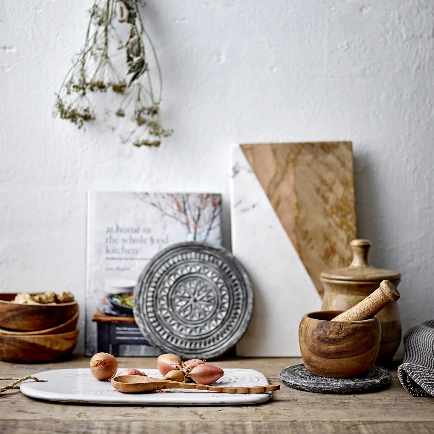 Mortier avec pilon Inni, Nature Bloomingville