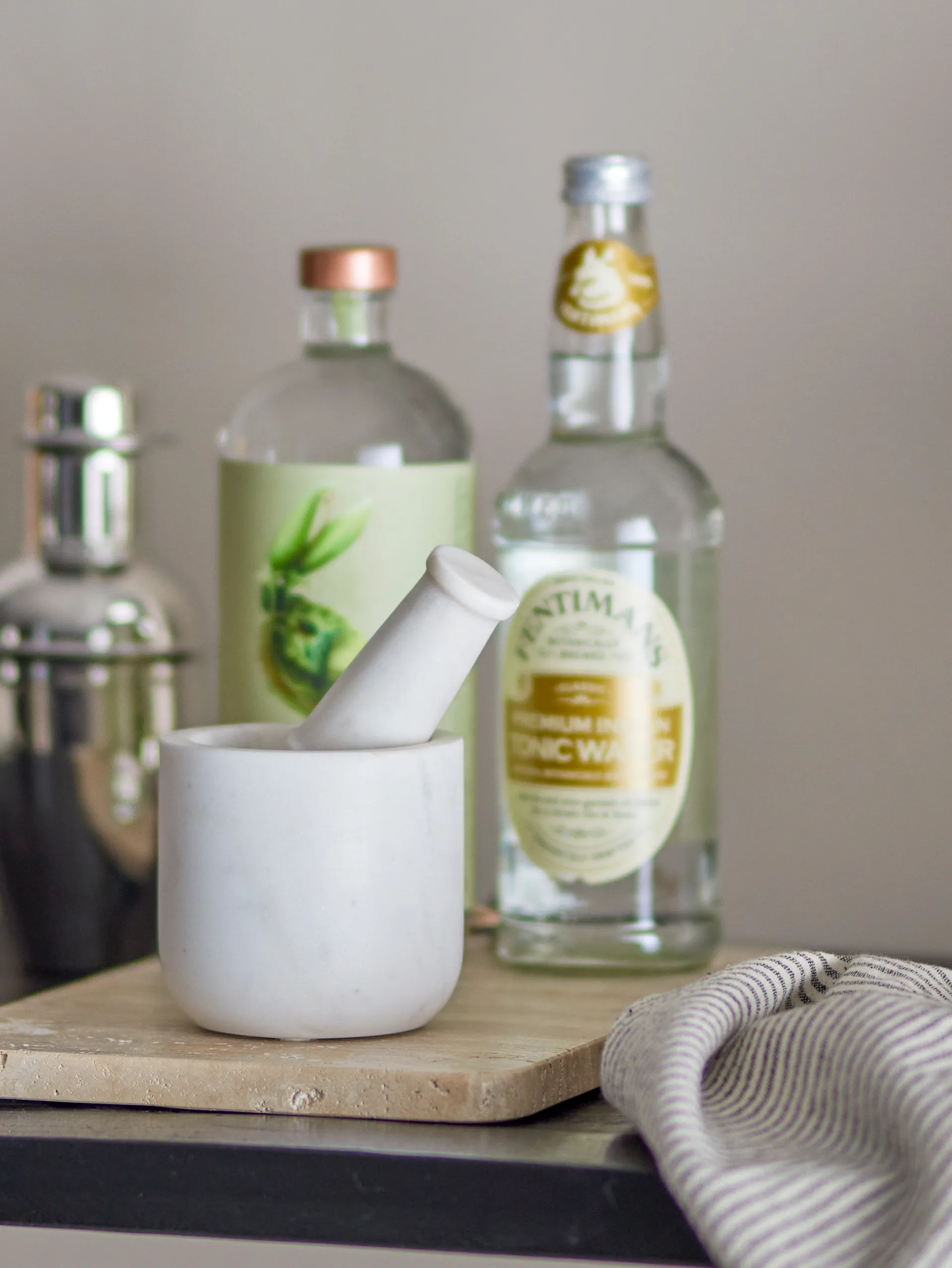 Mortier Misaki Ø9 cm, Marbre Bloomingville