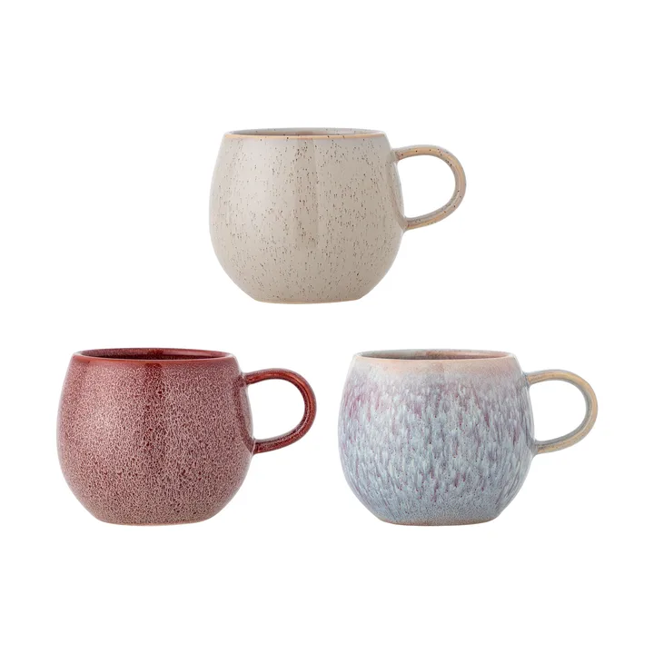 Mug Addison 50 cl - Rose, 3 pièces - Bloomingville