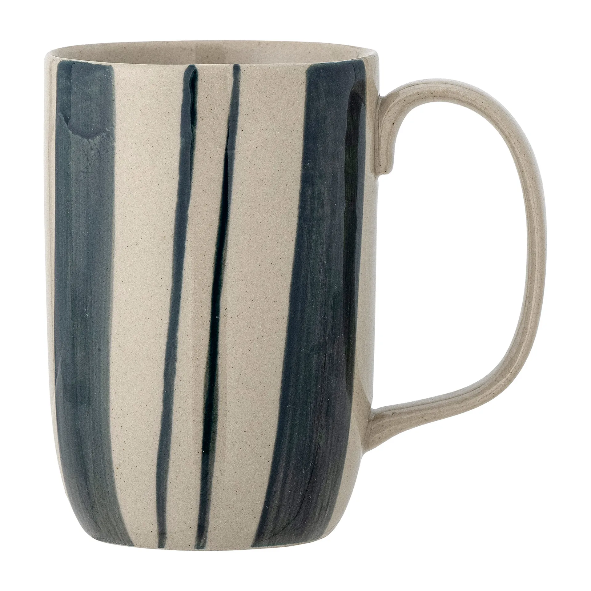 Mug Allium Ø8,5x11,5 cm, Rayures bleues Bloomingville