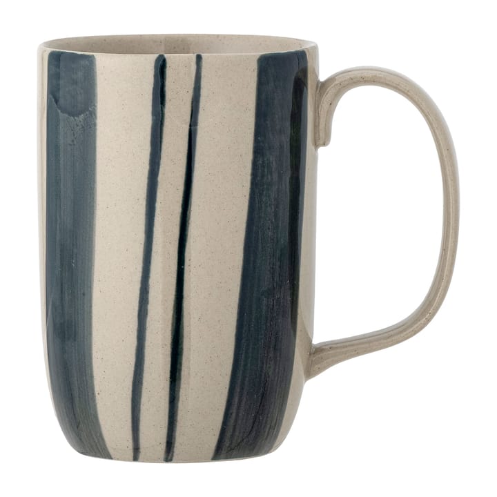 Mug Allium Ø8,5x11,5 cm - Rayures bleues - Bloomingville