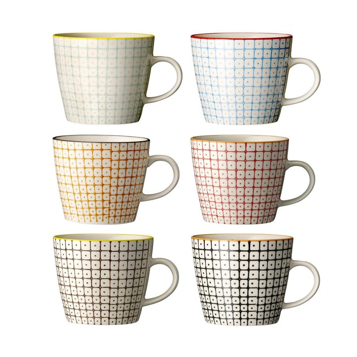 Mug Carla 8,3 cm lot de 6 - undefined - Bloomingville