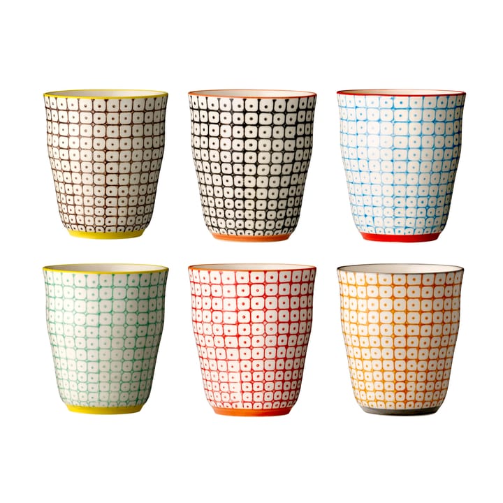 Mug Carla 9,5 cm - lot de 6 - Bloomingville