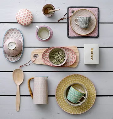 Mug Carla, - Multicolore, lot de 4 - Bloomingville