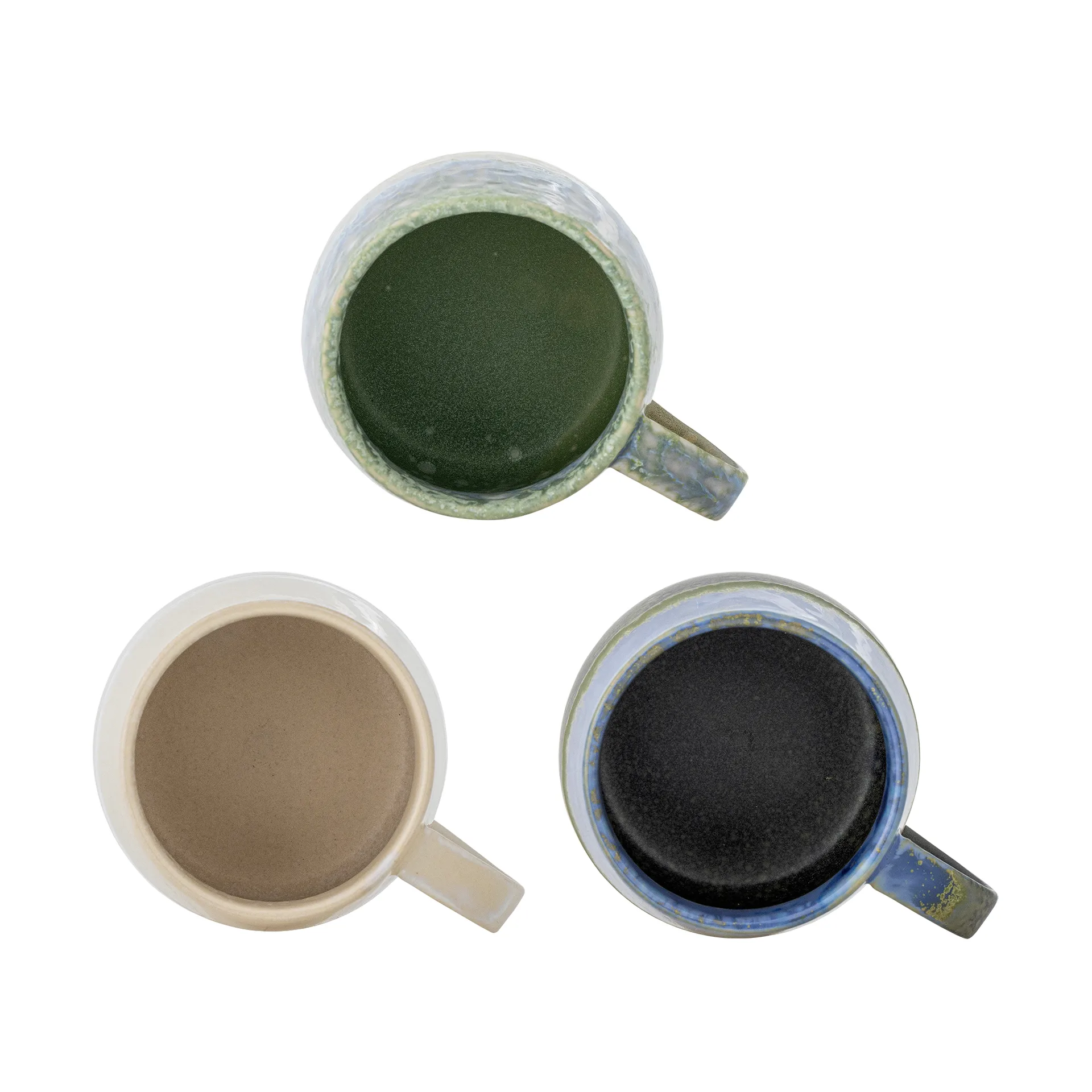 Mug Cloe 46 cl, lot de 3, Bleu Bloomingville