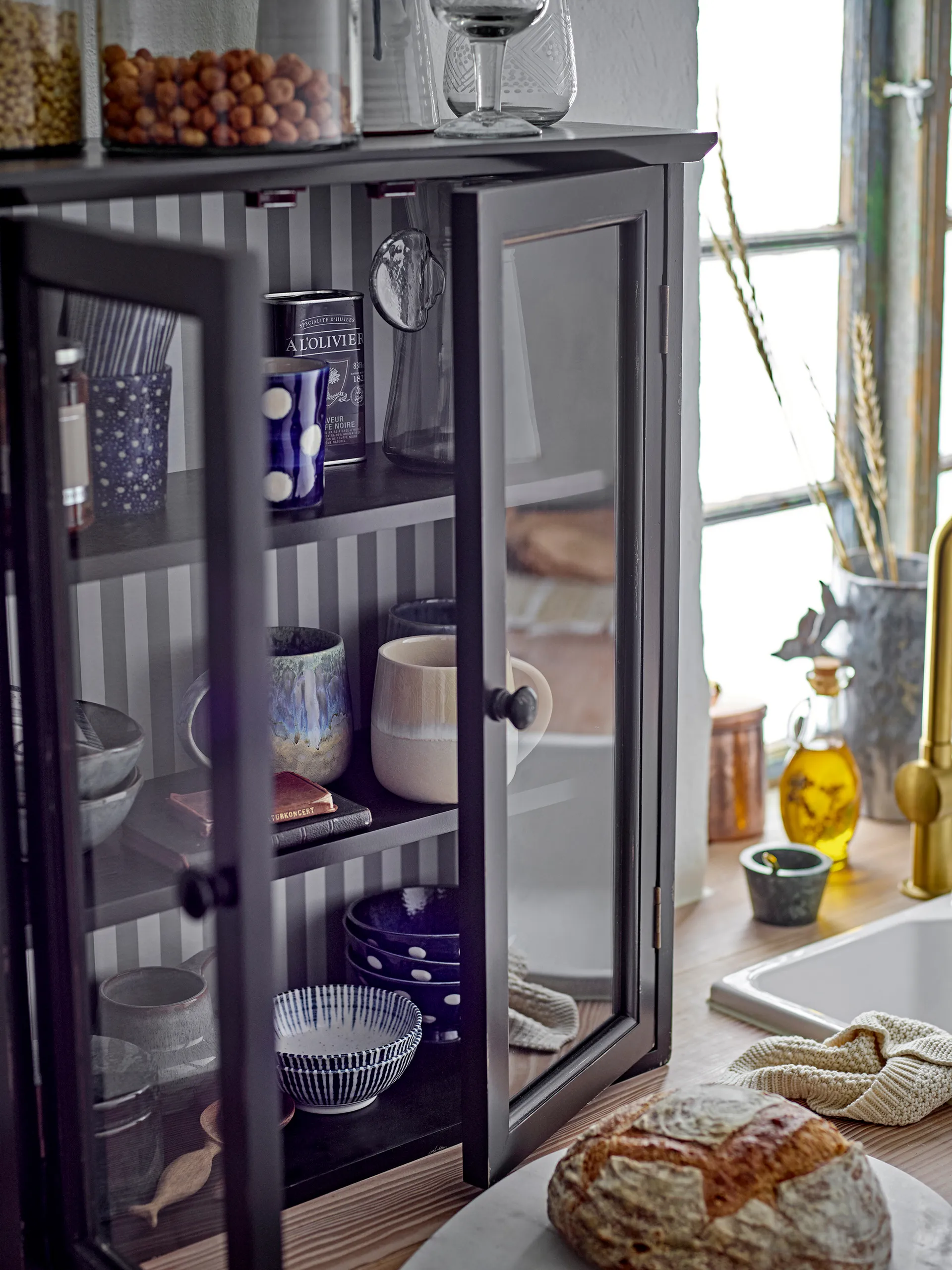 Mug Cloe 46 cl, lot de 3, Bleu Bloomingville