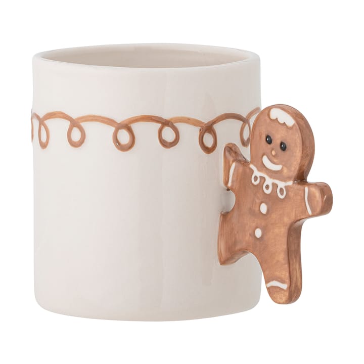 Mug Ginnie 29 cl, Blanc-brun Bloomingville