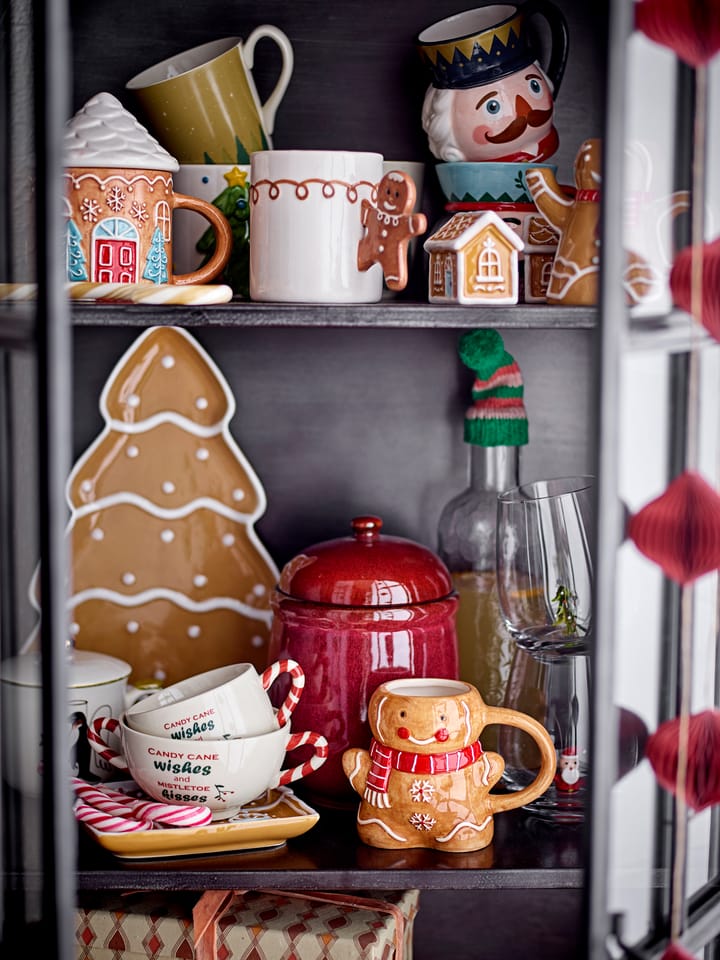 Mug Ginnie 29 cl, Blanc-brun Bloomingville
