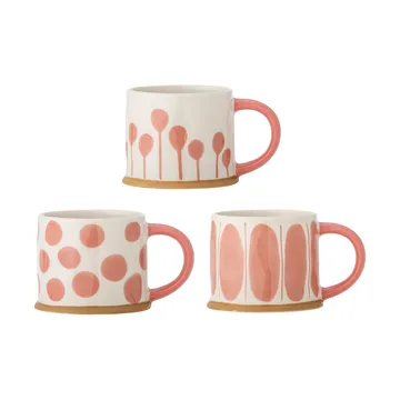 Mug Linora 45 cl, pack de 3 - Rose - Bloomingville