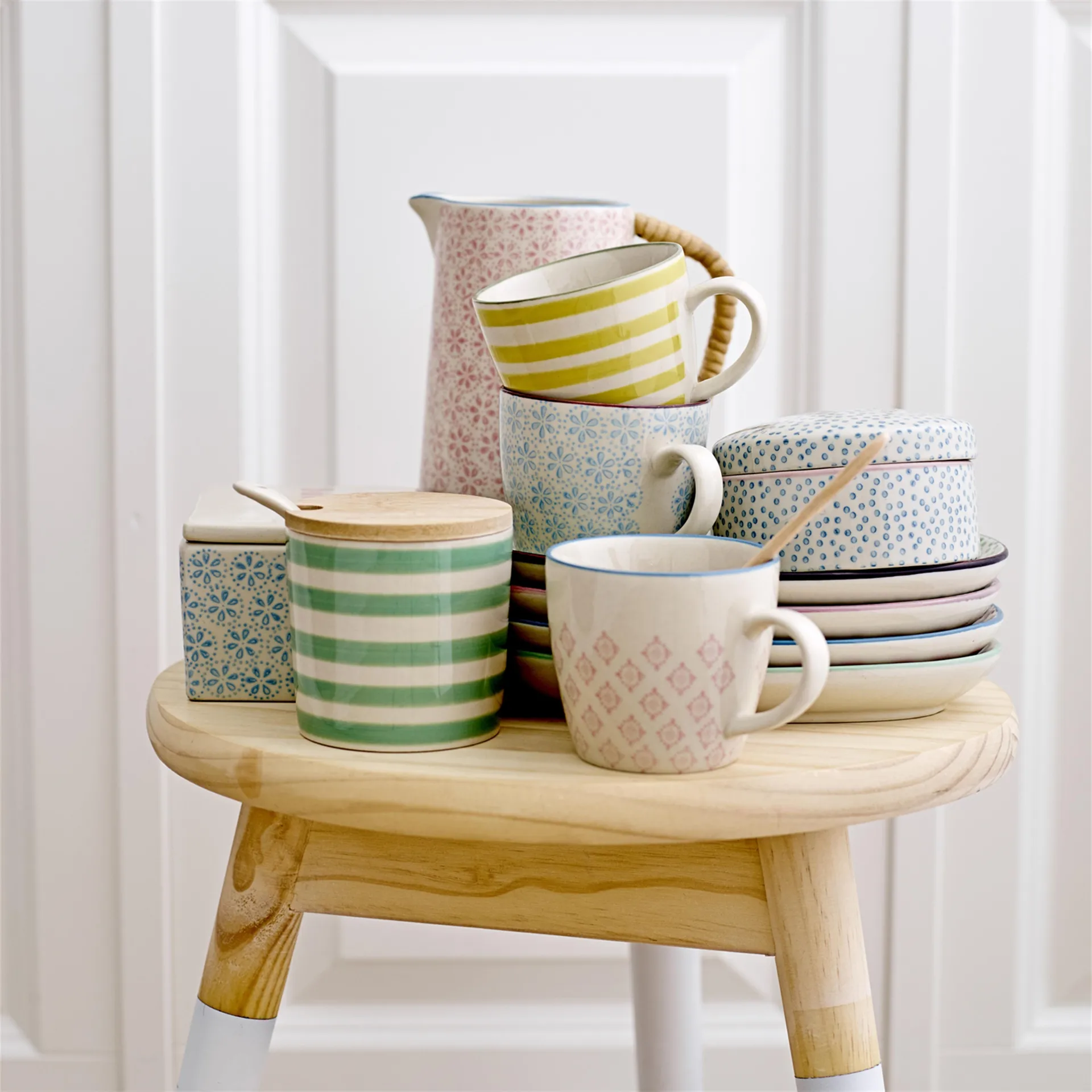 Mug Patrizia 4 pièces Ø 7,5 cm Bloomingville