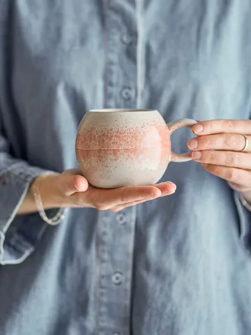 Mug Paula 41 cl - Orange - Bloomingville