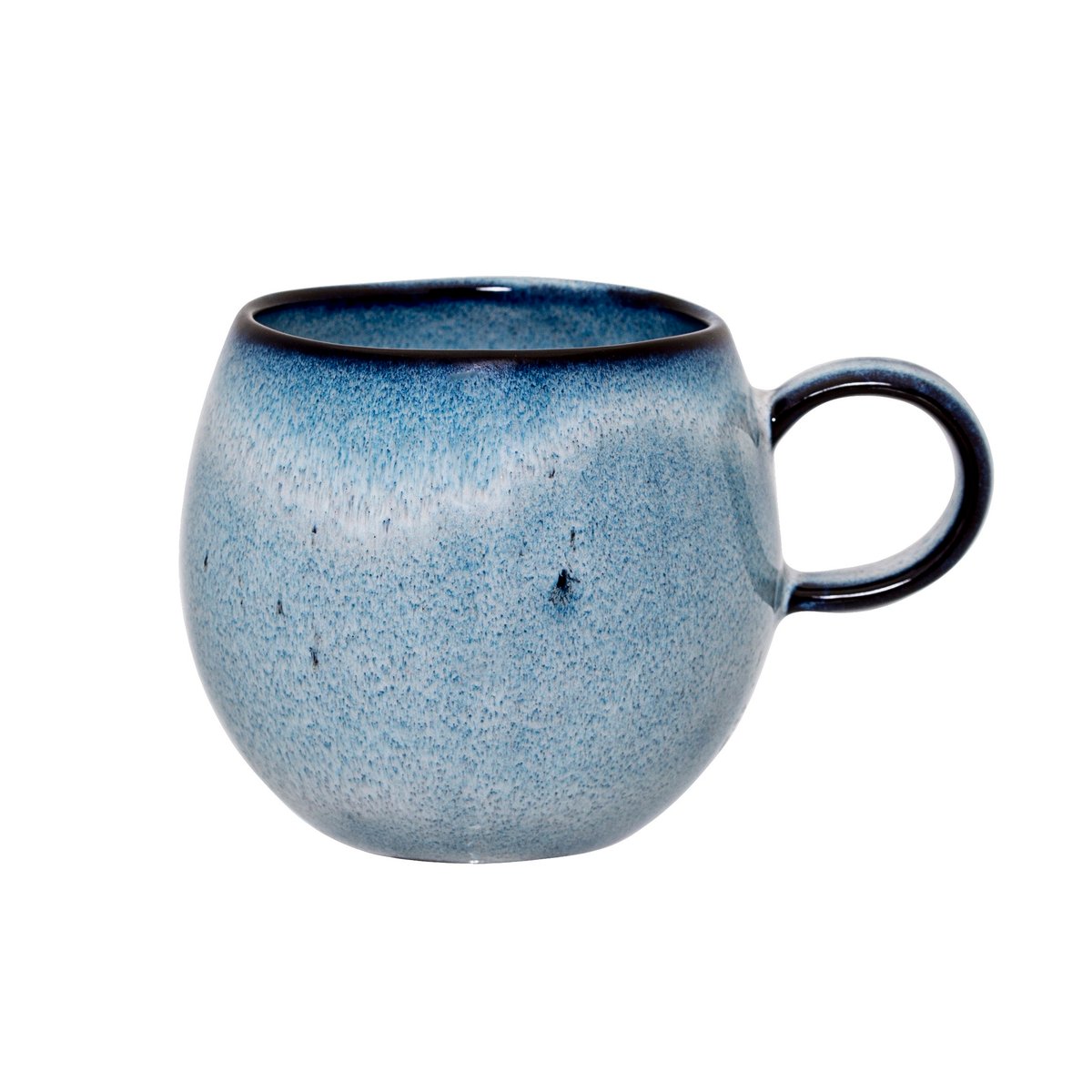 Bloomingville Mug Sandrine 8 cm bleu | Design Scandinave | Tasses à café | Bleu