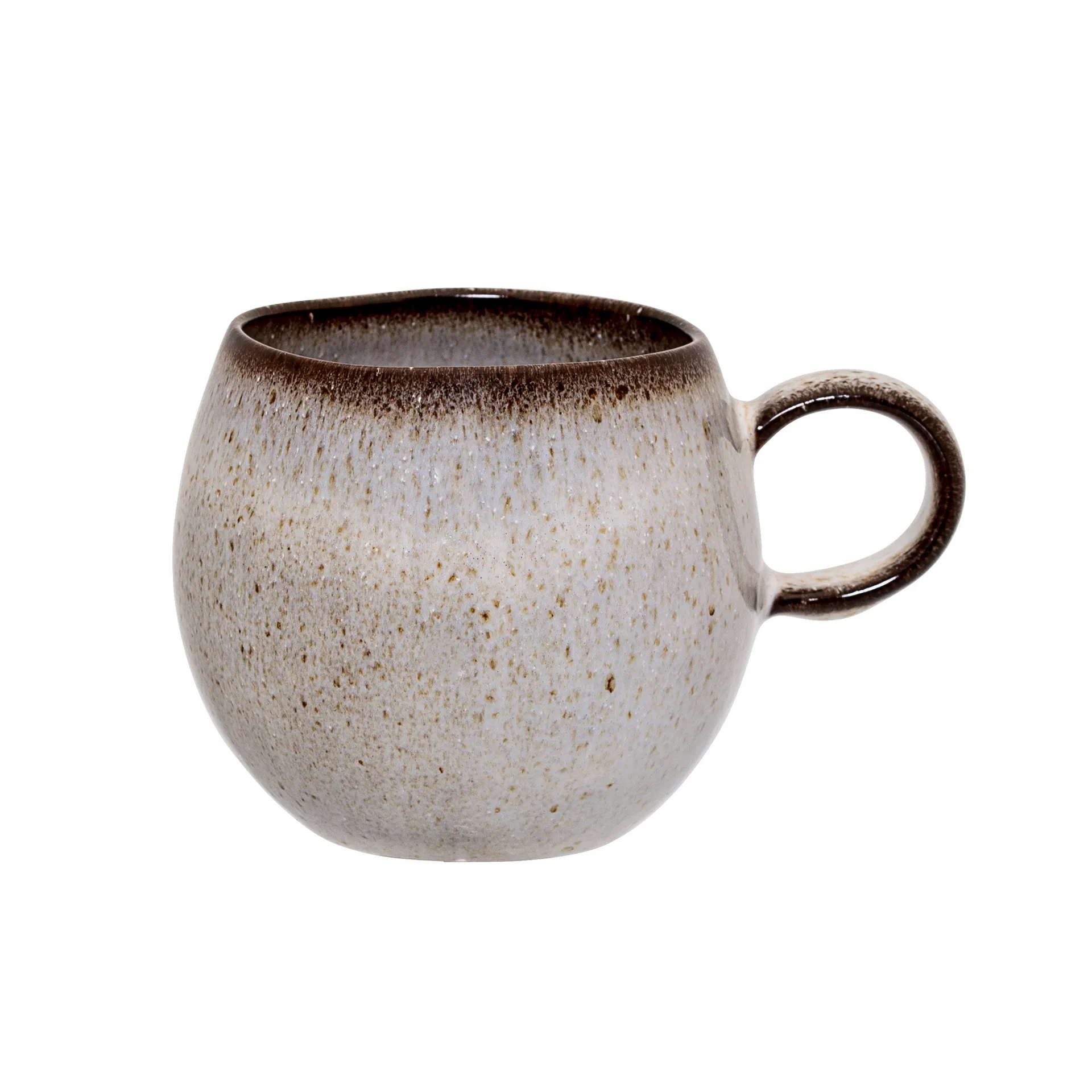 Mug Sandrine 8 cm, gris clair Bloomingville