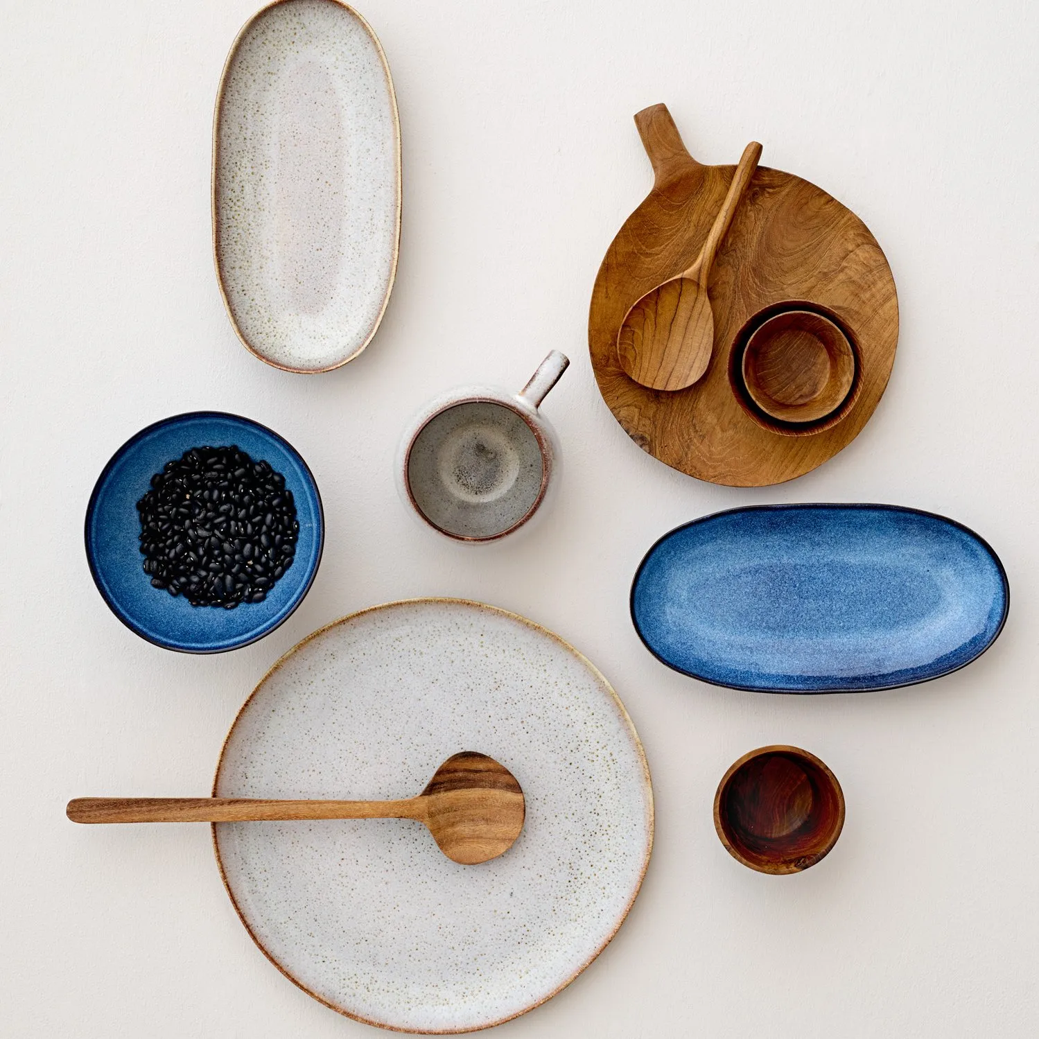 Mug Sandrine 9,5 cm, gris clair Bloomingville