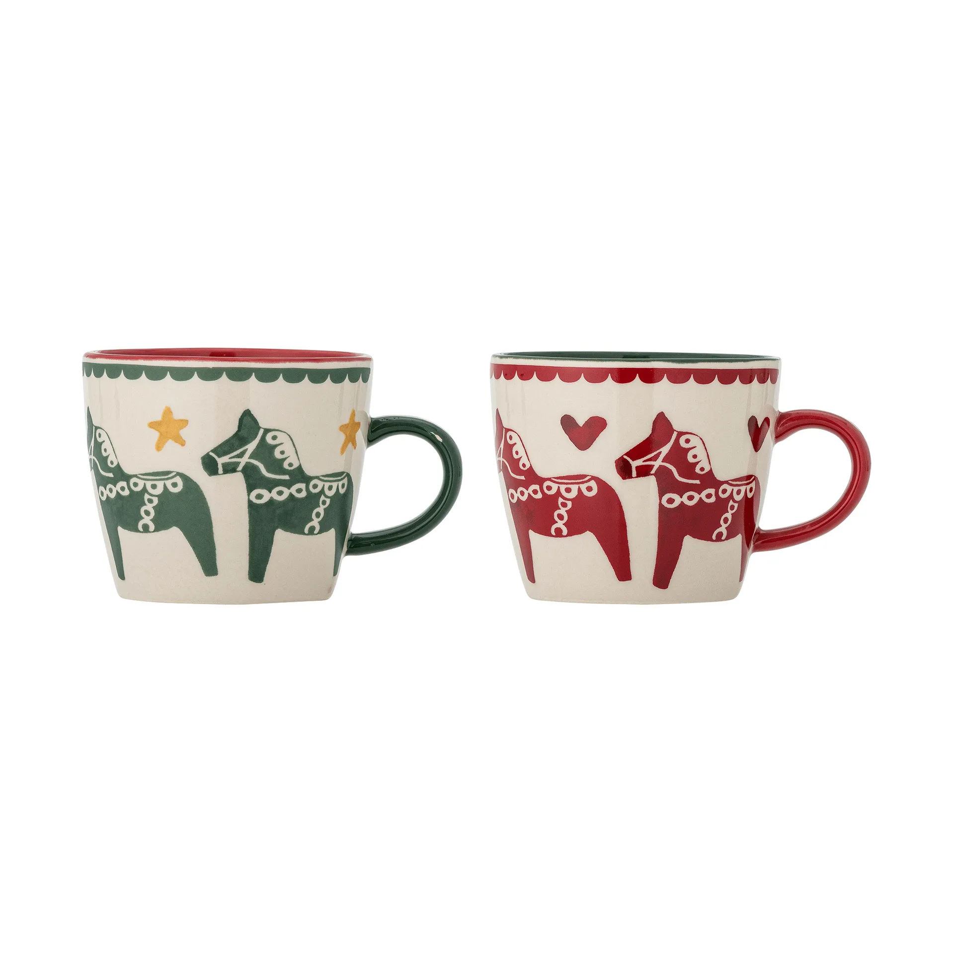 Mug Siffer, Multicolore, 2 pièces, 30 cl Bloomingville