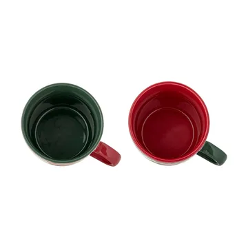 Mug Siffer - Multicolore, 2 pièces, 30 cl - Bloomingville