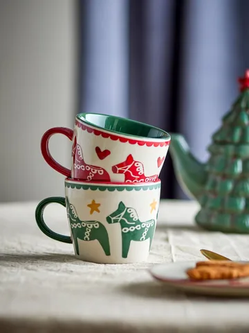 Mug Siffer - Multicolore, 2 pièces, 30 cl - Bloomingville