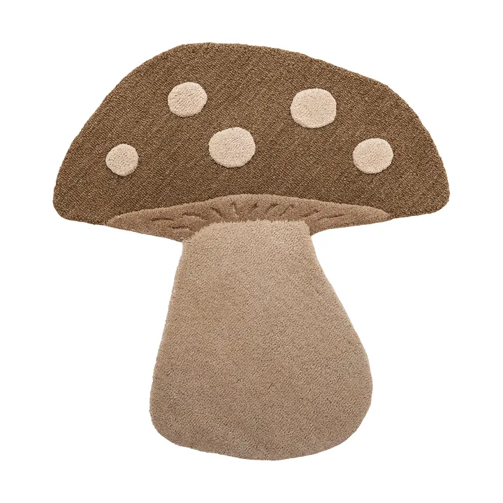 Mushroom tapis - Brun, laine - Bloomingville