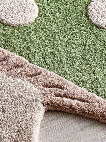 Mushroom tapis - Vert, laine - Bloomingville