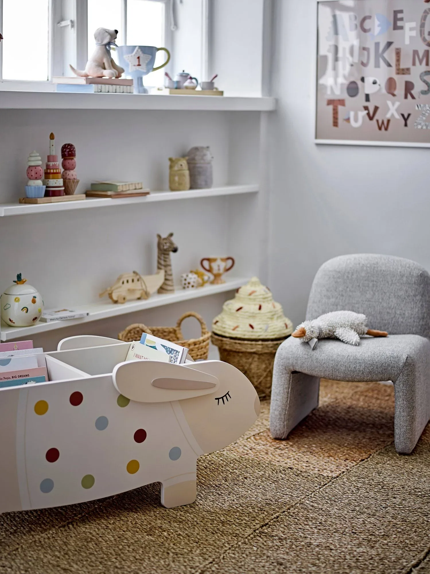 Neel chaise, Grey Bloomingville